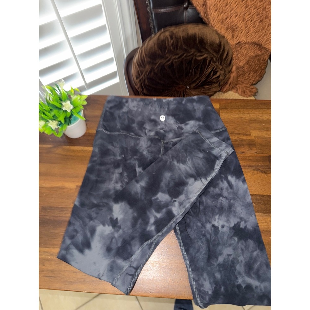 Lululemon Align High-Rise Leggings 23-25 Diamond Dye Graphite Grey Green 6